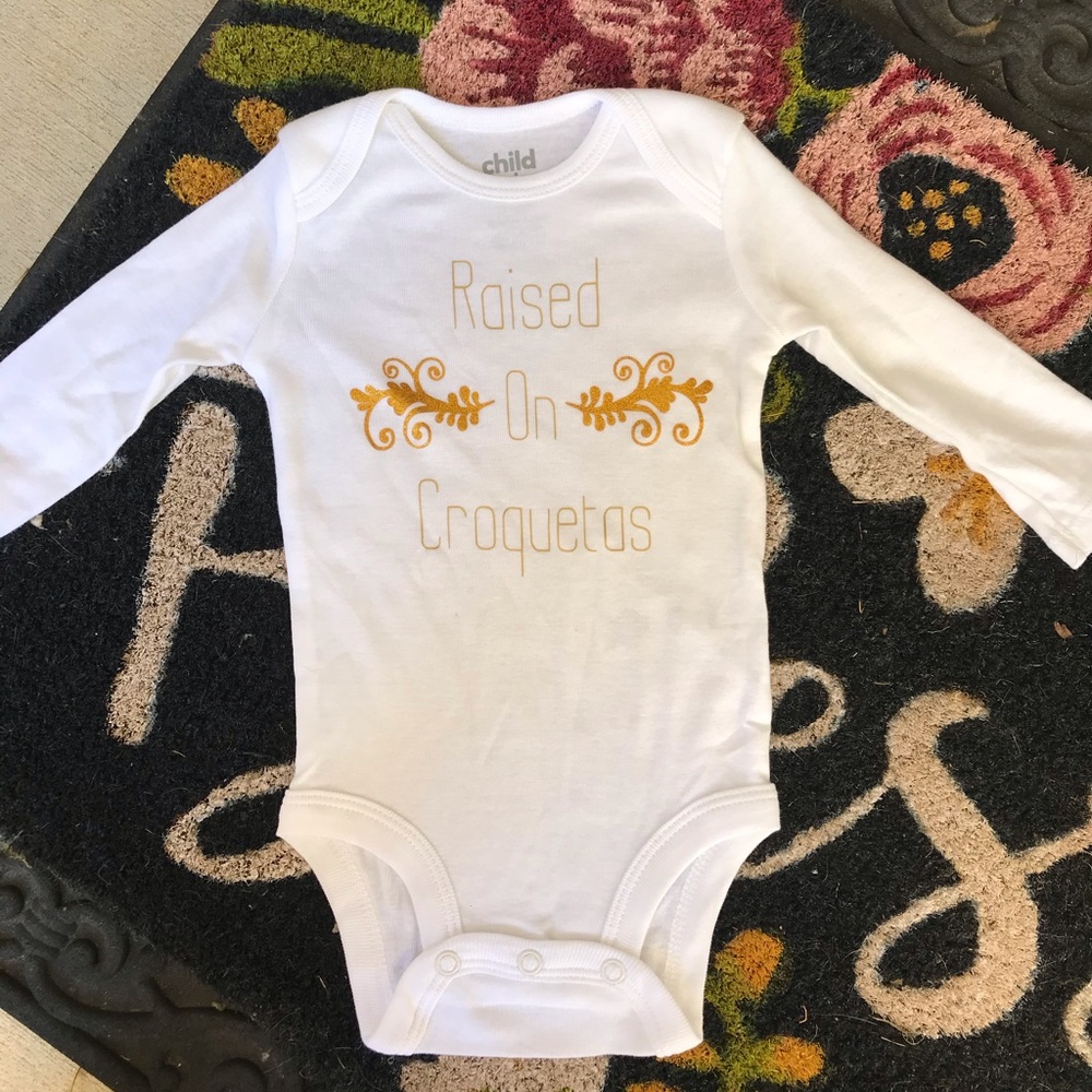 Handmade onesie-cuban